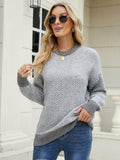 Priscine Knit Sweater - Grey Ledshopy.com