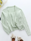 Rachaels Knit Cardigan Set - Green Ledshopy.com