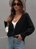 Shantall Knit Cardigan - Black Ledshopy.com