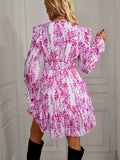 Shower Me In Florals Mini Dress - Pink Ledshopy.com