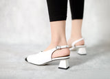 Silver Buckle Orchid Vickie Leather Sandal Ledshopy.com