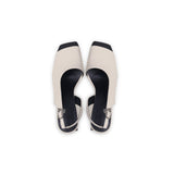 Silver Buckle Orchid Vickie Leather Sandal Ledshopy.com