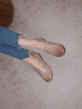 Stitching Header Leather Loafer - Tan Ledshopy.com