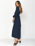 Sunset Sands Two Way Wearable Midi Dress - Navy Ledshopy.com