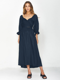 Sunset Sands Two Way Wearable Midi Dress - Navy Ledshopy.com