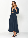 Sunset Sands Two Way Wearable Midi Dress - Navy Ledshopy.com