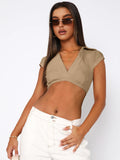 Vickee Bralette Top - Beige Ledshopy.com