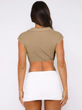 Vickee Bralette Top - Beige Ledshopy.com