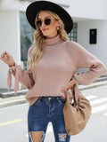 Zeruah Turtle Neck Knit Sweater - Beige Ledshopy.com