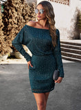 Yssa Glam Mini Dress - Green